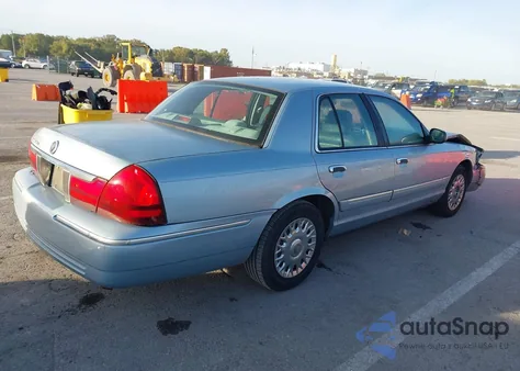 2003 Mercury Grand Marquis Gs из США, поврежденный, VIN 2MEFM74WX3X601605